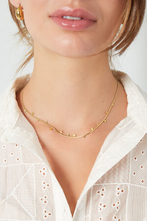 Clover party necklace - gold h5 Picture3